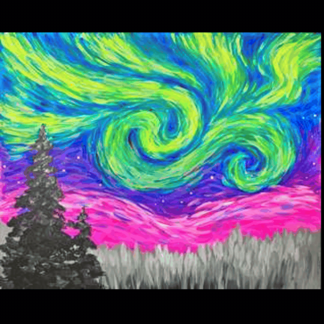 Aurora Starry Night
